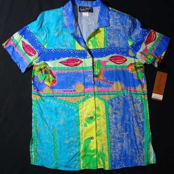 Bonnie Boynton Brightly Colored Floral Bup Small - Picture 1 of 5